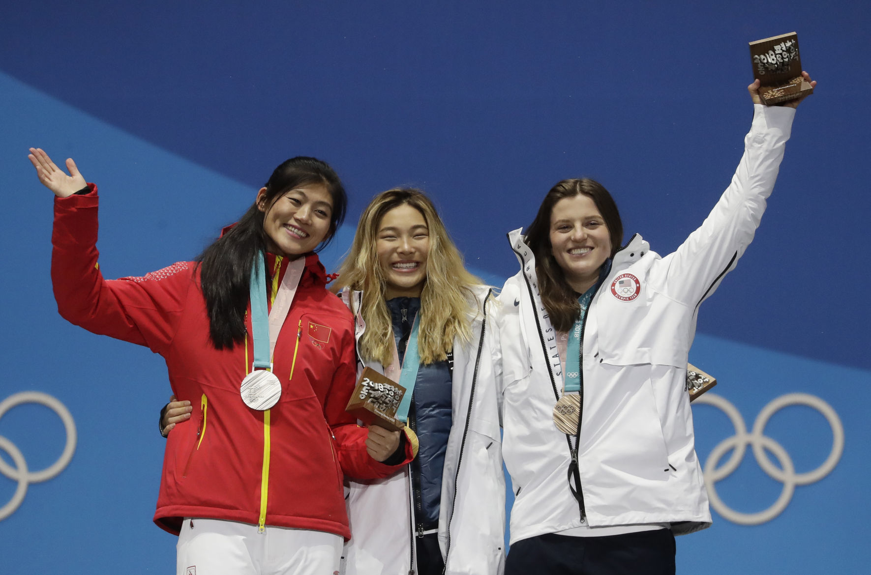 Pyeongchang Olympics Medals Ceremony Snowboard Women